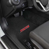 2016-2017 Chevy Camaro "Red SS Logo" Ultimat Front and Back Seat Floor Mats (Ebony) by Lloyd Mats