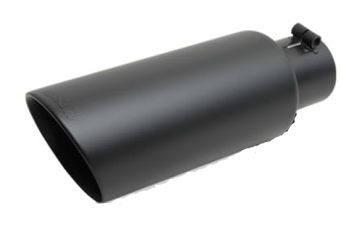 Gibson Stainless Exhaust Tip- Black 2.75" Inlet / 4" Outlet