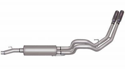 2009-2017 Dodge Ram 5.7 V8 1500 5'7" Bed Crew Cab Gibson Performance DUAL Sport Cat-Back Exhaust (Stainless)