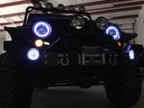 2007-2016 Jeep Wrangler PLASMA Fog Light Halo Kit by Oracle