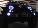 2007-2016 Jeep Wrangler LED Fog Light Halo Kit by Oracle