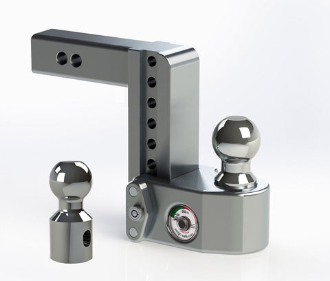 Weigh Safe Hitch w/ Scale Adjustable 6" Drop Hitch (Fits 2.5" Receivers)