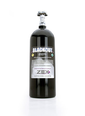 Zex 5lb Nitrous Bottle with Valve "Blackout"