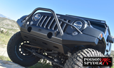 2007-2016 Jeep Wrangler Brawler FULL Front Bumper w/ Brawler Bar, Tabs by Poison Spyder Customs