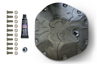 2000-2016 Jeep Wrangler / Dana 44 Axle Bombshell Differential Cover (Unpainted) by Poison Spyder Customs