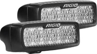 Rigid Industries SR-Q2 Pro Flush Mount Diffused LED Light (Pair)