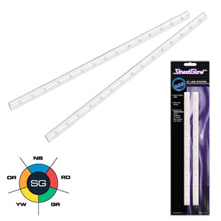 Streetglow 9" LED Strips (Red Pair) 