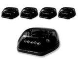 LED Sky Pods Cab Lights (Smoked LED Truck Roof Lights) for Trucks and Suvs (5 piece kit)