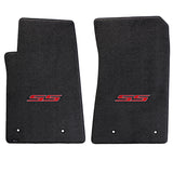 2010-2015 Chevy Camaro "SS Logo" Ultimat FRONT Seat Floor Mats (Ebony) by Lloyd Mats