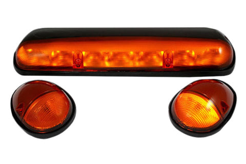 RECON Amber LED Truck Cab Roof Lights 2002-2006 Chevy Silverado / GMC Sierra