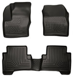 2013-2017 Ford Escape, Cmax Husky WeatherBeater FRONT + BACK SEAT Floor Liners