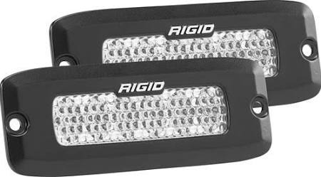 Rigid Industries SR-Q2 Pro Flush Mount Diffused LED Light (Pair)