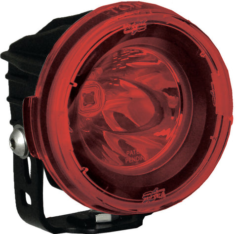 Optimus Round Series PCV Red Cover Clear by Vision X