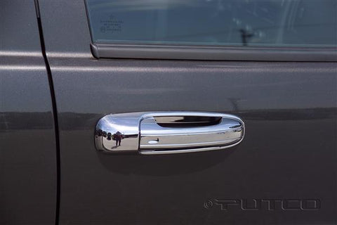Putco Chrome Door Handle Covers 1999-2004 Jeep Grand Cherokee (w/out Pass. Keyhole)(includes rear hatch handle w/o rear hatch keyhole)