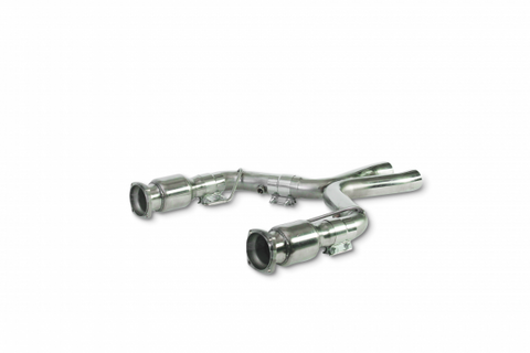 2005-2010 Ford Mustang GT 4.6 V8 2.5" Stainless Catted Intermediate Pipes by Dynatech