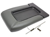 Replacement Center Console Lid 1999-2006 Chevy Silverado GMC Sierra Suburban Tahoe Yukon (Dark Grey/Pewter)
