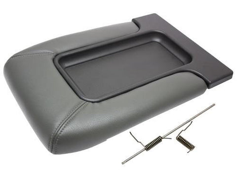 Replacement Center Console Lid 1999-2006 Chevy Silverado GMC Sierra Suburban Tahoe Yukon (Dark Grey/Pewter)