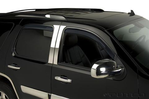 2007-2013 Chevy Silverado Extended Cab (Set of 4) Putco Element Tinted Window Visors