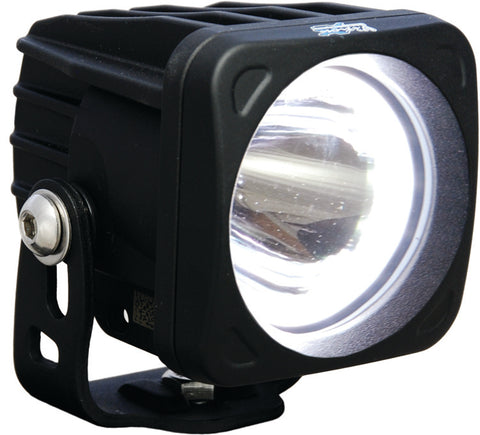 Optimus 3" Square LED Driving Light w/ Halo 10w 15 Deg Narrow Beam (EMARK Certified) by Vision X