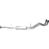 2007-2010 Chevy Silverado GMC Sierra 4.8 + 5.3 V8 Regular Cab 6 1/2' Bed Gibson Performance DUAL Cat-Back Exhaust (Stainless)
