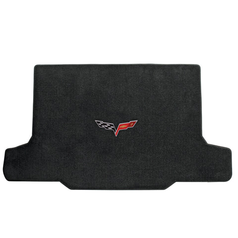 2005-2013 Chevy Corvette Convertible "C6 Logo" Ultimat Cargo Mat (Ebony) by Lloyd Mats