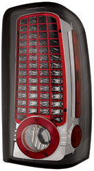 2000-2006 Chevy Suburban Tahoe GMC Yukon IPCW Smoke LED Tail Lights