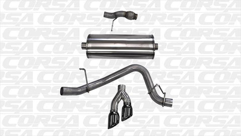 2015-2018 Chevrolet Tahoe 5.3 V8 Corsa Sport Cat-Back Exhaust BLACK