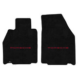 2005-2012 Porsche Boxter (986) "Porsche Logo" Ultimat FRONT Seat Floor Mats (Black) by Lloyd Mats