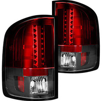 2007-2013 Chevy Silverado Red  Recon LED Tail Lights