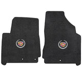 2012-2014 Cadillac SRX "Cadillac Logo" Ultimats FRONT Seat Floor Mats (Ebony) by Lloyd Mats