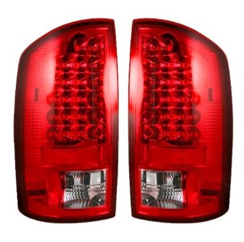 2002-2006 Dodge Ram 1500 AND 2003-2006 Dodge Ram 2500/3500 Red  Recon LED Tail Lights