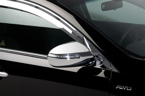 2011-2013 Kia Sportage w/ LED opening Chrome Mirror Covers by Putco