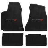 2006-2010 Dodge Charger "Dodge Logo" Ultimat Front and Back Seat Floor Mats (Ebony) by Lloyd Mats