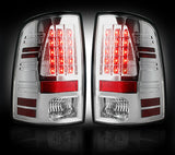 2009-2014 Dodge Ram 1500 AND 2010-2014 Dodge Ram 2500/3500 Clear  Recon LED Tail Lights
