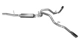 2014-2018 Chevy Silverado GMC Sierra 1500 6.2 V8 5'8" Bed Crew Cab Gibson Performance Extreme DUAL Cat-Back Exhaust (Stainless)