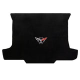 1998-2004 Chevy Corvette Convertible "C5 Logo" Velourtex Cargo Mat (Black) by Lloyd Mats