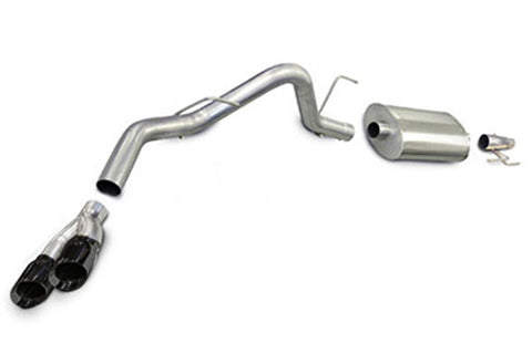 2011-2014 Ford F-150 EcoBoost 3.5 V6 (Excludes 126" WheelBase) Corsa Sport Cat-Back Exhaust BLACK