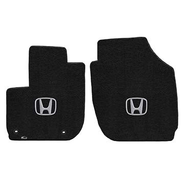 2015-2017 Honda Fit "Honda Logo" Ultimat FRONT Seat Floor Mats (Ebony) by Lloyd Mats