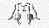 2010-2015 Chevrolet Camaro SS 6.2 V8 (Manual Trans w/ Factory Ground Effects Only) Corsa Xtreme Cat-Back + X Pipe Exhaust
