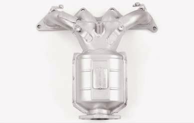 2004-2006 Hyundai Elantra GLS, GT 2.0 w/ STRAIGHT Exhaust Outlet Pacesetter Catted Exhaust Manifold