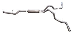 2011-2017 Chevy Silverado GMC Sierra 2500HD 3500 6.0 V8 6 1/2' Bed Crew Cab Gibson Performance Dual Sport Cat-Back Exhaust (Aluminized)