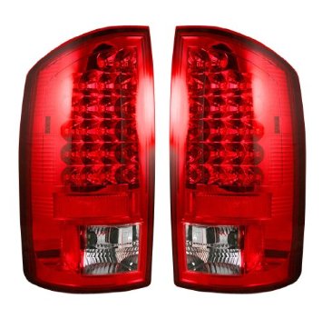2007-2008 Dodge Ram 1500 AND 2007-2009 Dodge Ram 2500/3500 Red  Recon LED Tail Lights