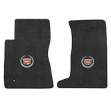 2011-2015 Cadillac CTS AWD Coupe "Cadillac Logo" Ultimats FRONT Seat Floor Mats (Ebony) by Lloyd Mats