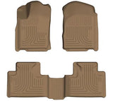 2013-2015 Ford Fusion FWD (Non Hybrid) + Lincoln MKZ Husky WeatherBeater FRONT + BACK SEAT Floor Liners