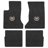 2006-2009 Cadillac SRX (2WD Models) "Cadillac Logo" Ultimats Front and Back Seat Floor Mats (Ebony) by Lloyd Mats