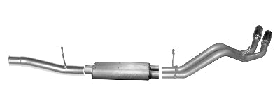 2010-2014 Chevy Silverado GMC Sierra 4.8 + 5.3 V8 1500 Regular Cab 6 1/2 Bed Gibson Performance Dual Sport Cat-Back Exhaust (Stainless)
