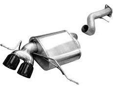2008-2010 BMW 135i E82 Coupe Corsa Sport Axle-Back Exhaust BLACK