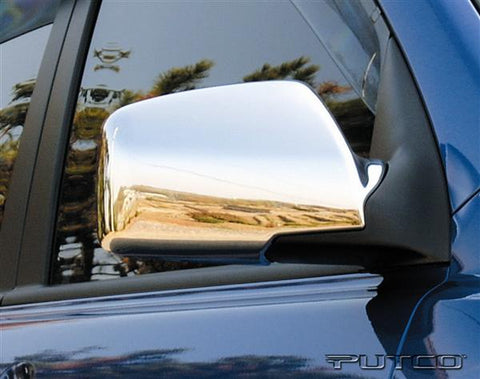 2003-2008 Kia Sportage Chrome Mirror Covers by Putco