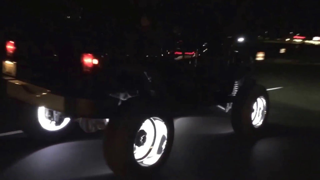 White LED Wheel Light Rings (Set of 4) / LED Car Rim Lights by Oracle ...