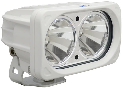 Optimus 6" Dual LED White Driving Light 20w 60 Deg Flood Beam by Vision X